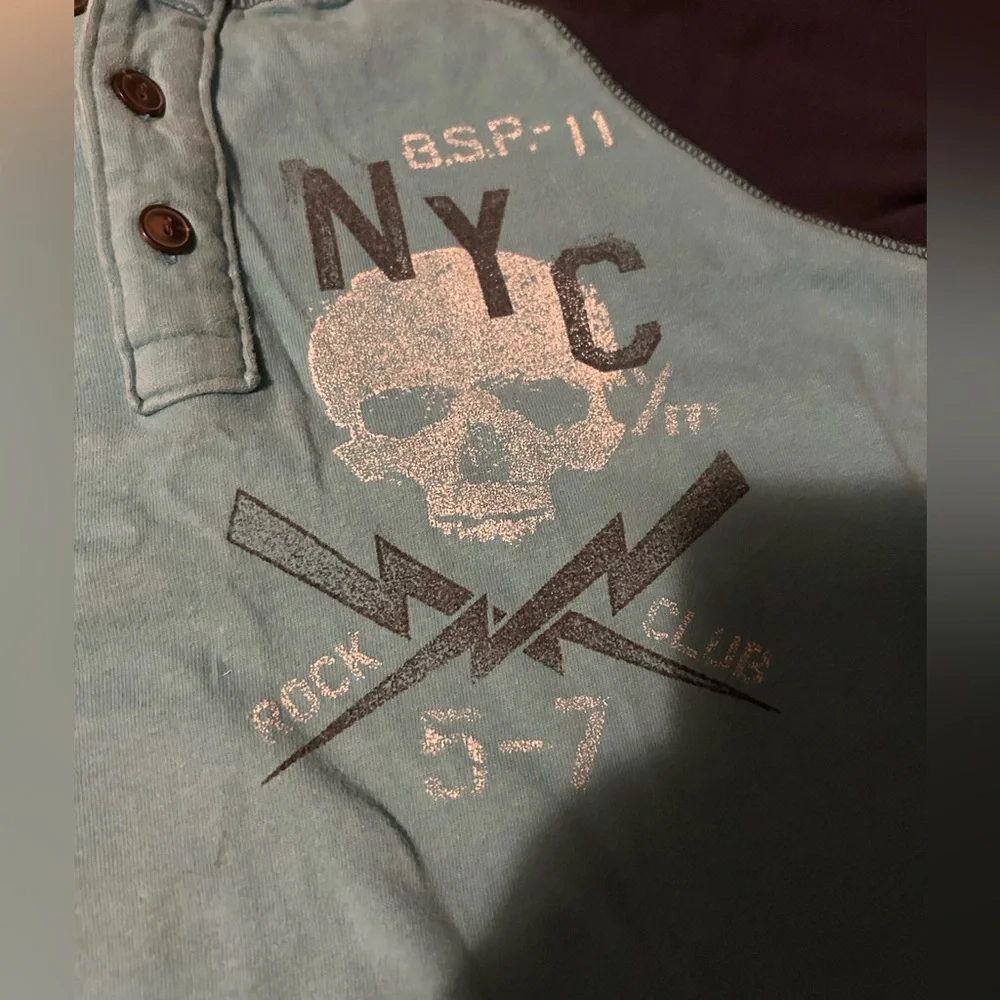 Kids XL blue Urban Pipeline long sleeve t-shirt - Picture 3 of 3